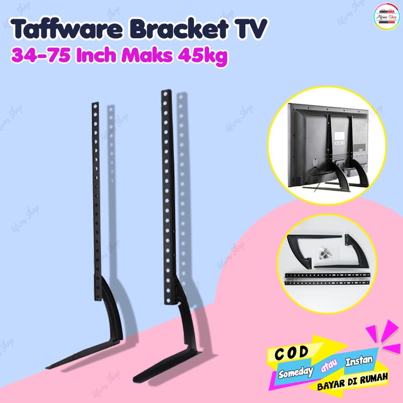 Jual Bracket TV Bracket Stand 1.5mm Thick 800 x 400 Pitch for 3675