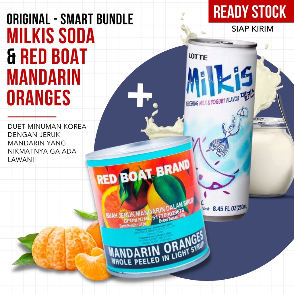 Redboat Mandarin Orange + Milkis Soda - Smart Bundle