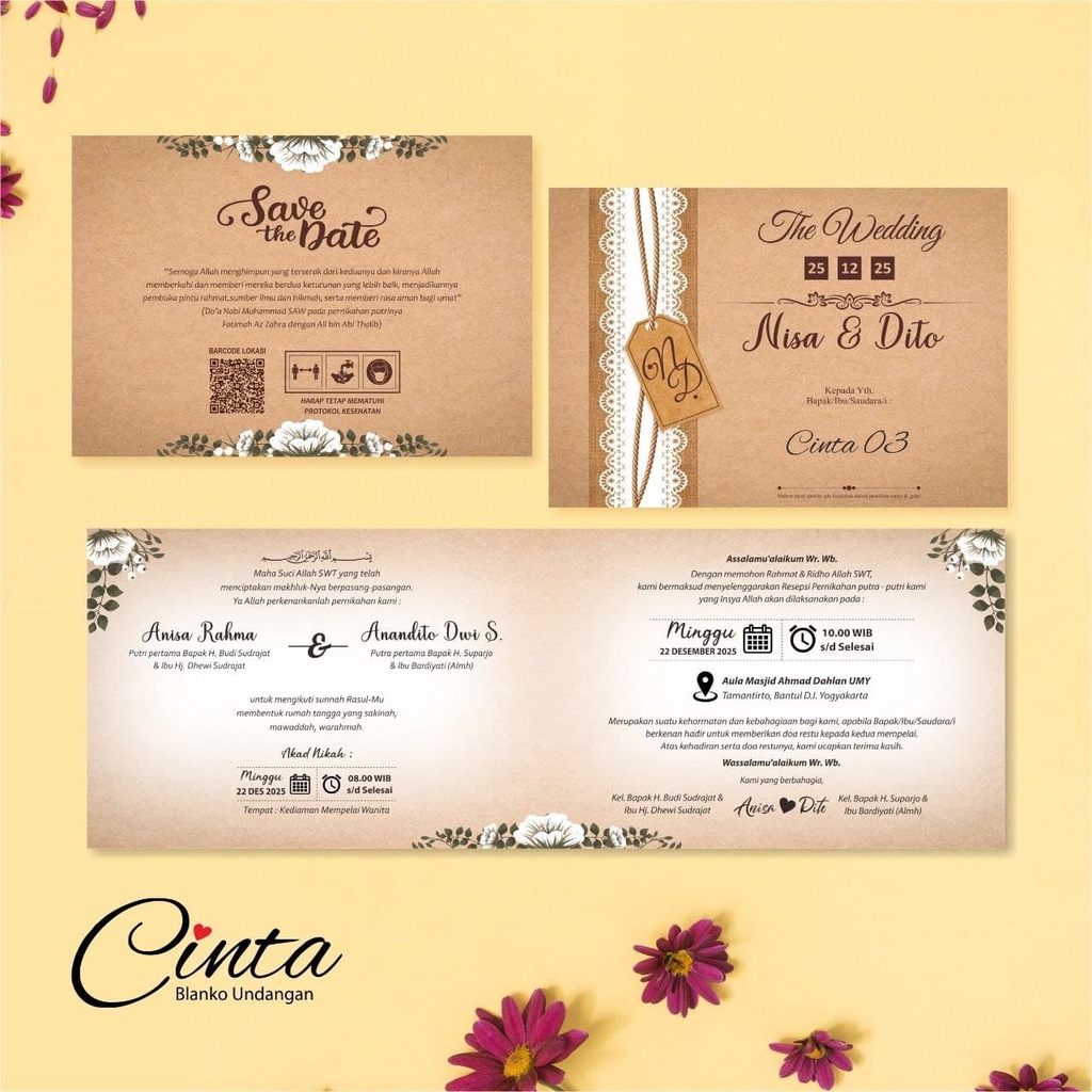 UNDANGAN PERNIKAHAN CINTA 03