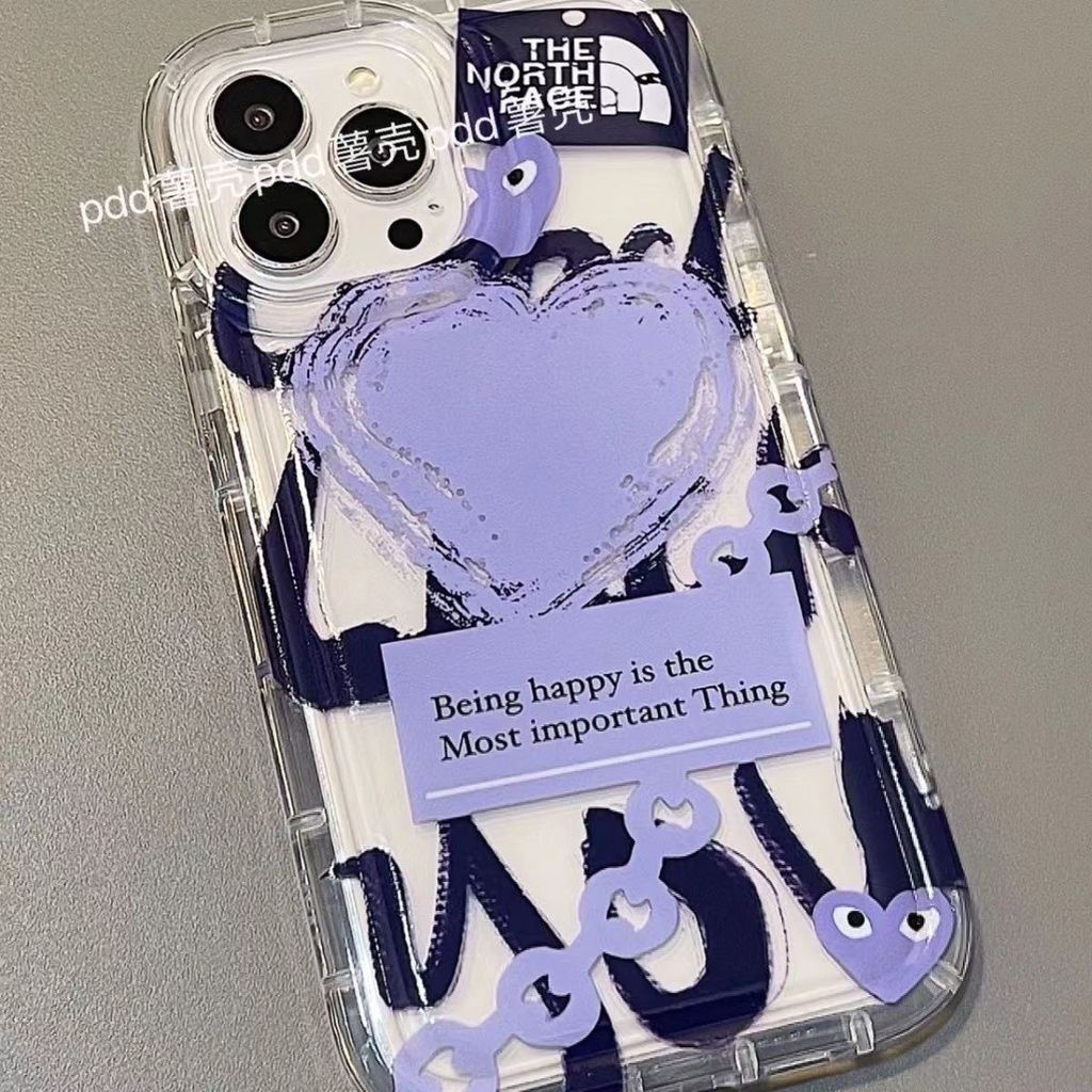 Chaopai Soft Case Hp Gambar Hati Untuk IPhone 12 / 13 / 14 / 11promax / X / Xs Max / Xr bbggbh