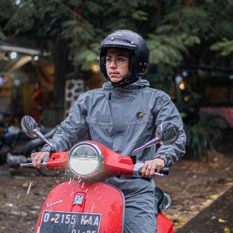 Jas hujan Tromax citarum full waterproof - Raincoat setelan - jas hujan motor - jas hujan outdoor - 