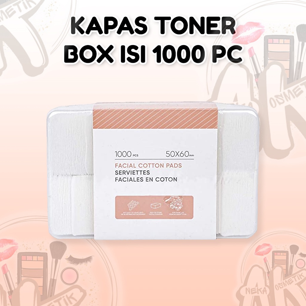 KAPAS TONER MINISO FACIAL COTTON PADS BOX ISI 1000 PCS