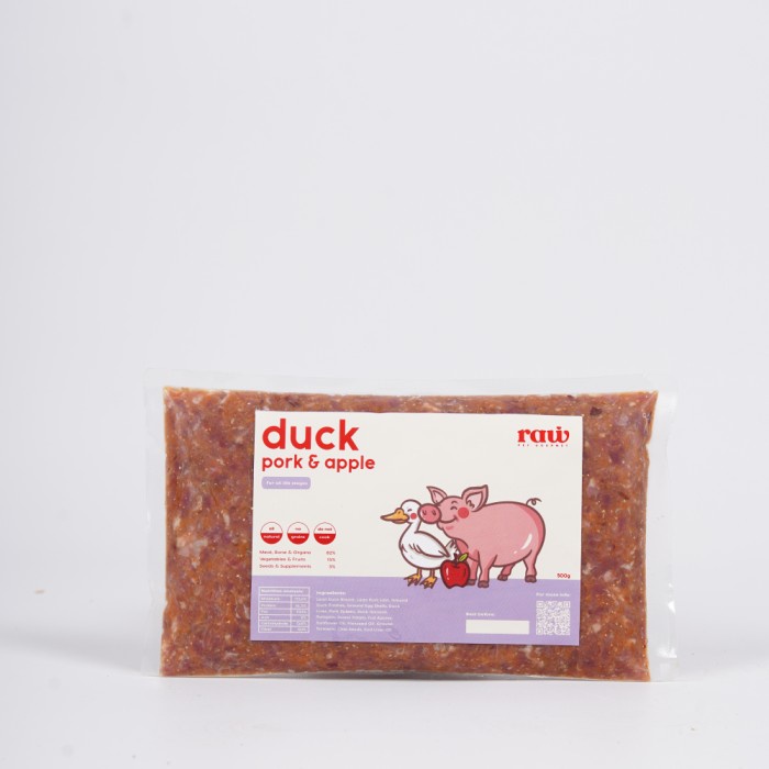 

DUCK, PORK & APPLE WHOLISTIC MIX // RAW PET GOURMET