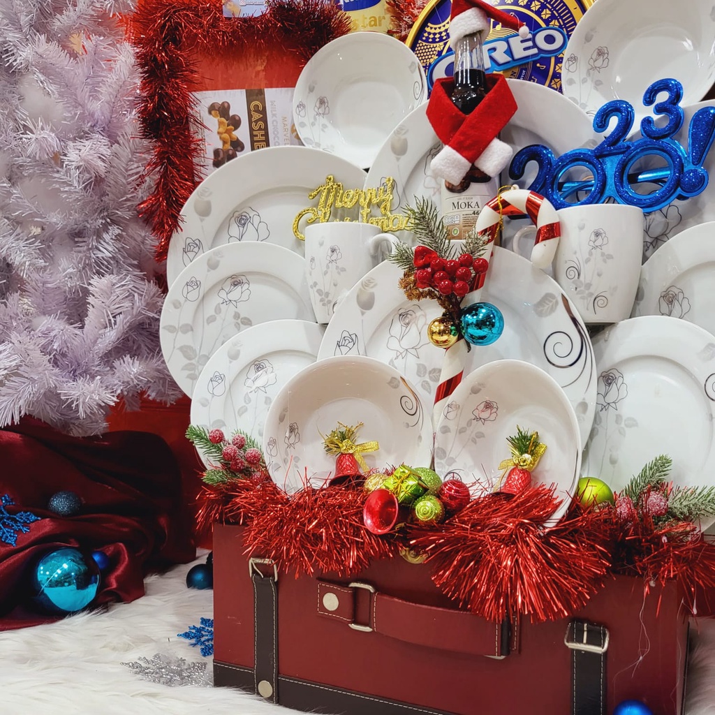 

Paket Dekorasi Hampers Natal Christmas Parcel Hadiah Kue Kering 302