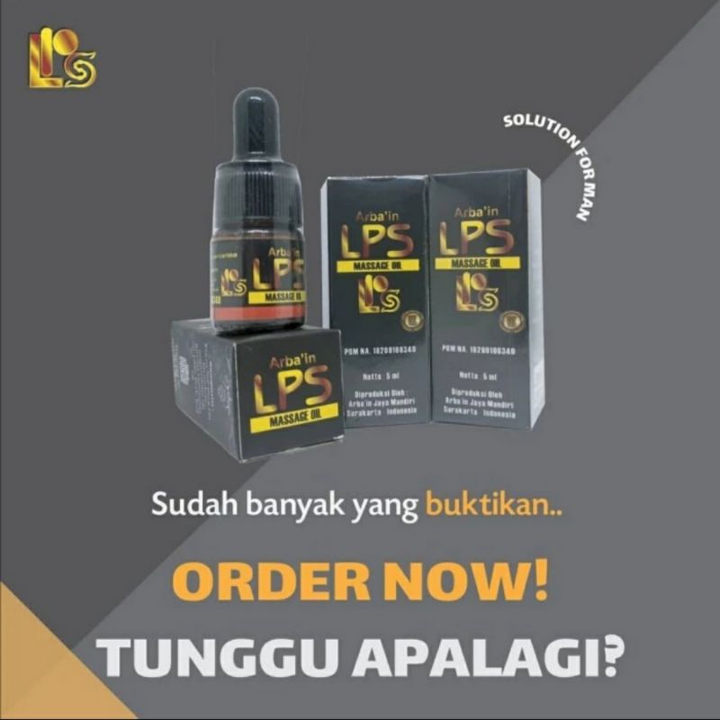 Arba'in Lps Massage Oil Original Minyak Urut Arbain Lps Asli