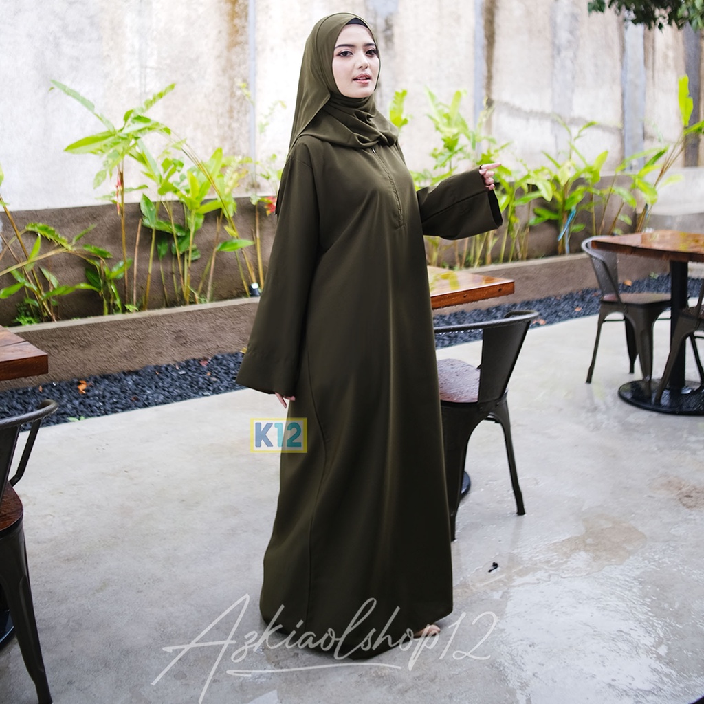 ( BISA COD ) GAMIS JUMBO SERIES ABAYA HITAM / BASIC ABAYA POLOS / ABAYA SIZE S M L XL XXL