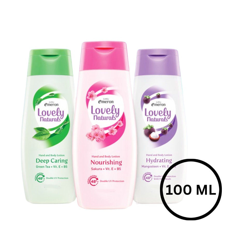 EMERON LOVELY NATURAL HAND &amp; BODY LOTION 100ML | BODY LOTION BY AILIN