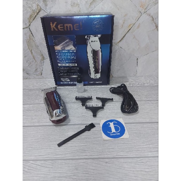 Alat Cukur Rambut Cas Hair Trimmer Charge Kemei KM 9163 ORIGINAL