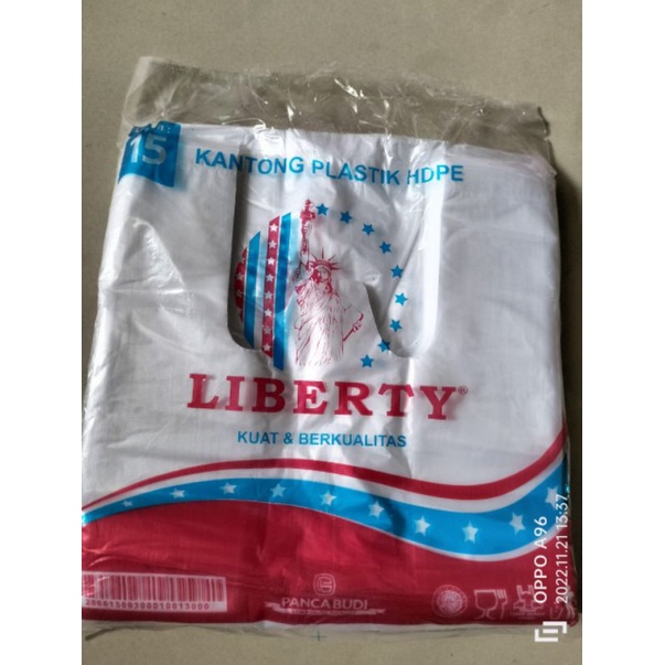 

KRESEK LIBERTY / KANTONG KRESEK PLASTIK HDPE LIBERTY (uk15)