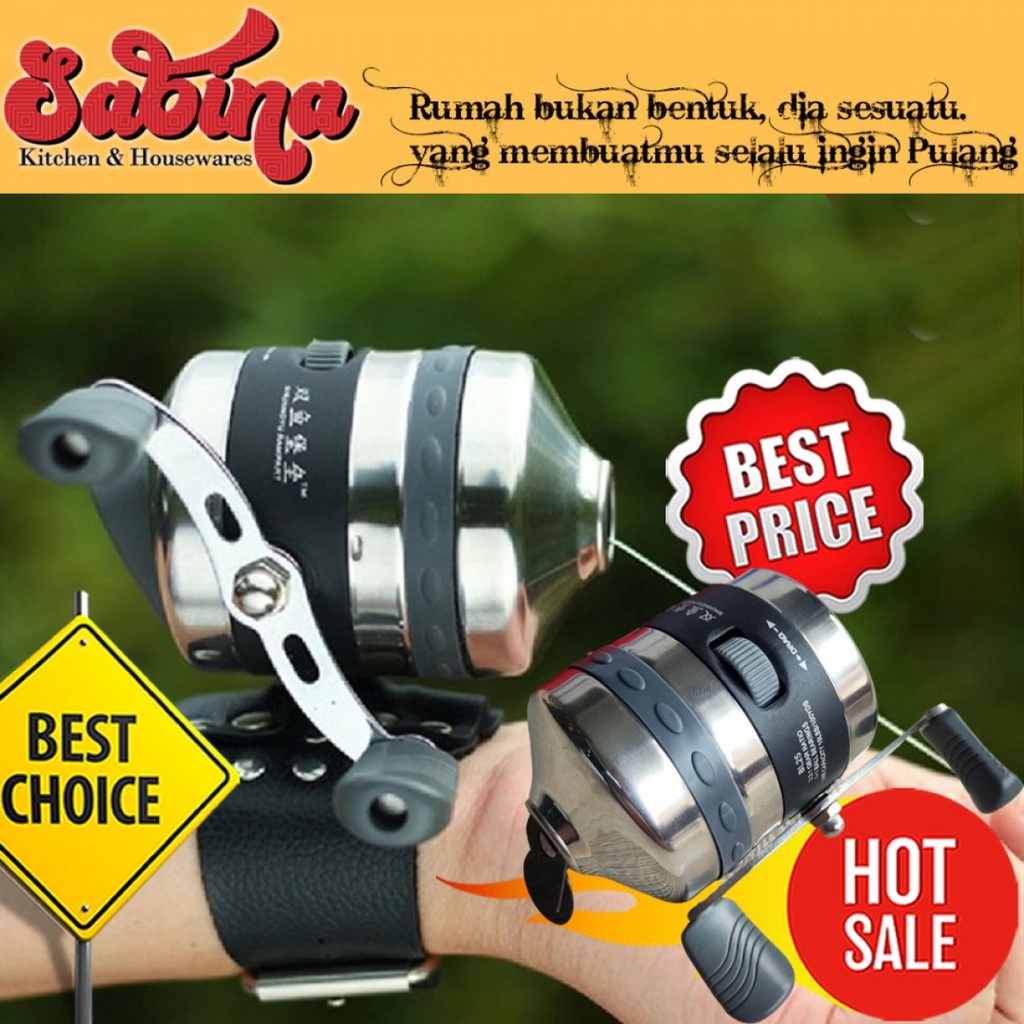 Gulungan Pancing Ketapel Fishing Reel Baitcasting Outdoor Hunting