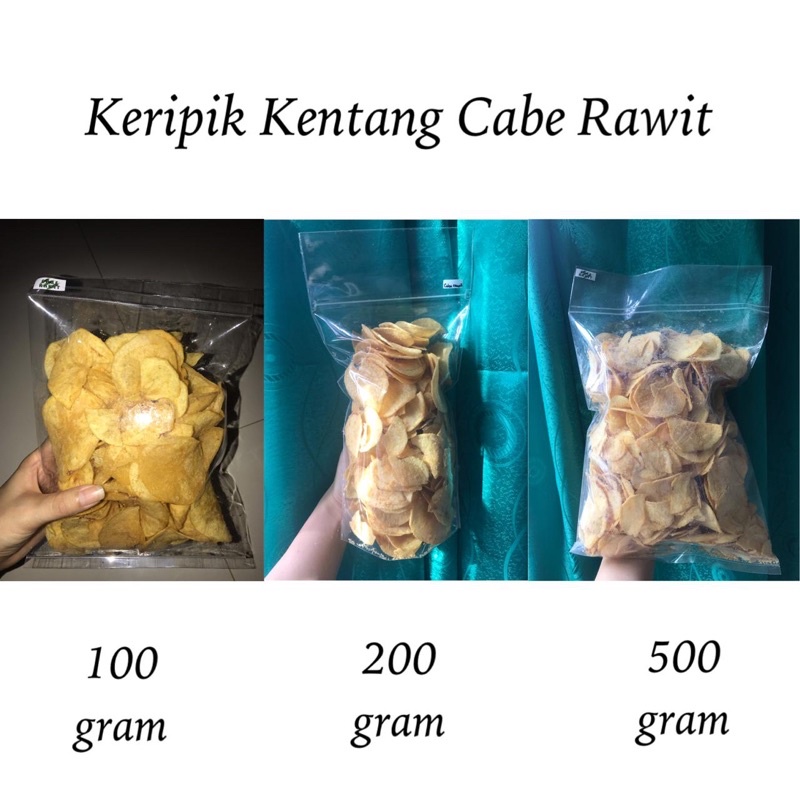 

KERIPIK KENTANG CABE RAWIT