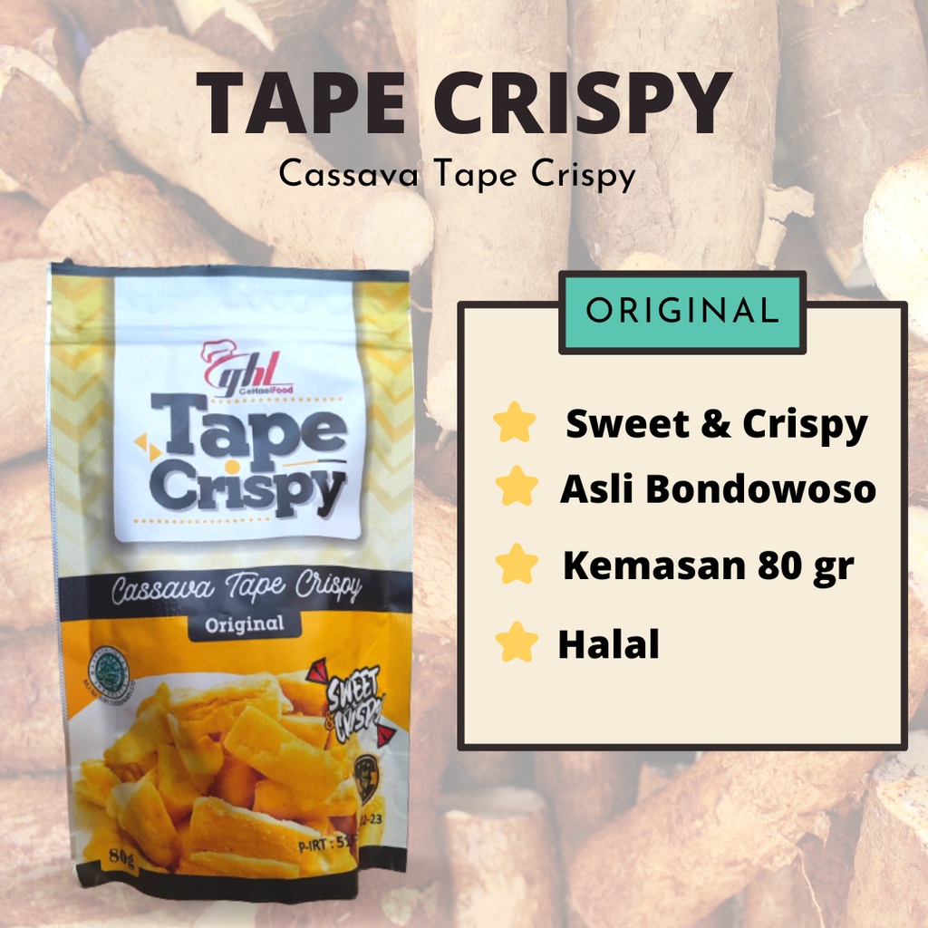 Tape Crispy 'Cassava Tape Crispy'