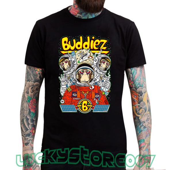 Kaos Distro Premium BUDDIEZ FULL PRINT | KAOS PREMIUM HIGH QUALITY | KAOS BAND METAL | KAOS BAND ROC