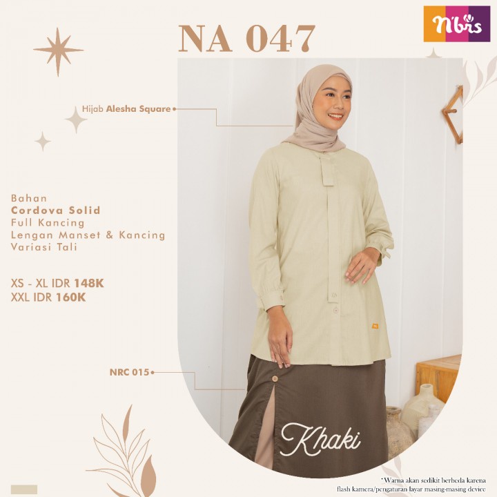 Atasan Nibras NA 047 Terbaru / Fashion Wanita / Kemeja Wanita / Baju / Nibras