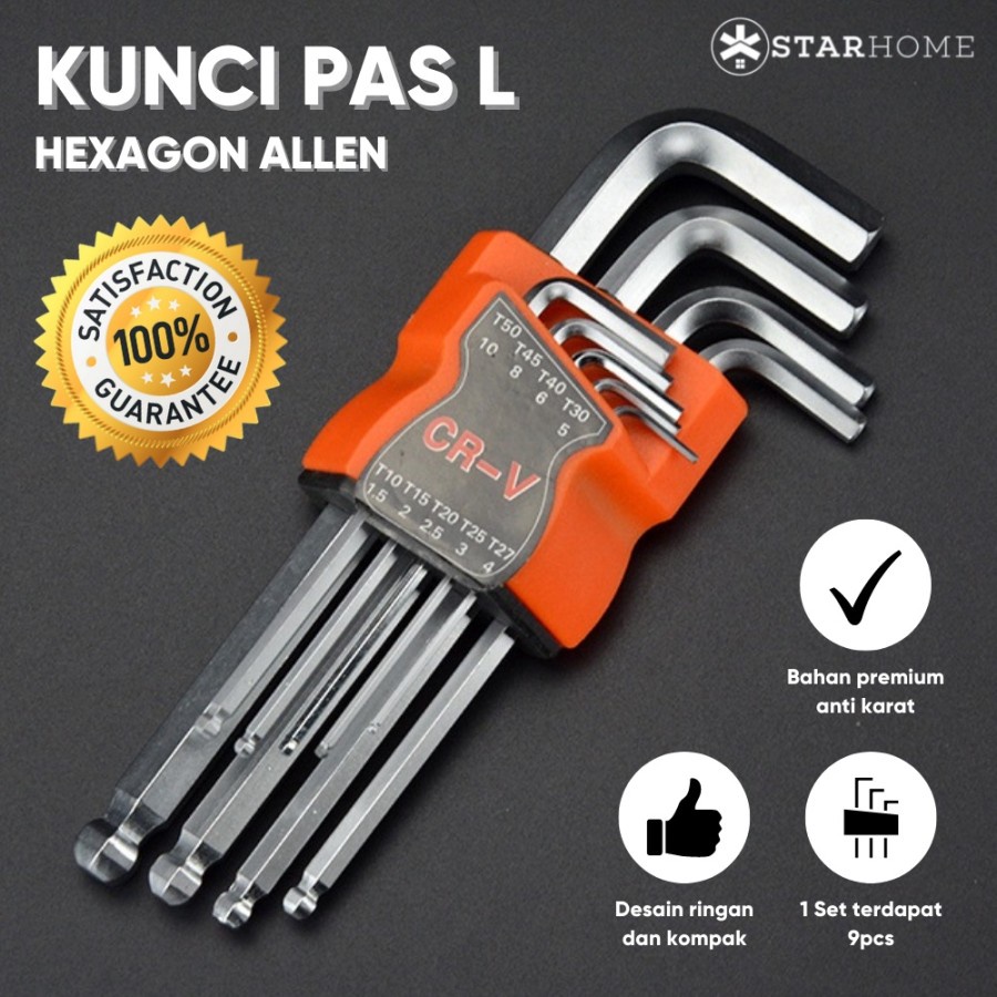 Kunci L Set Hex Set Key Kunci L Hexagonal Kunci L mm - Lmm