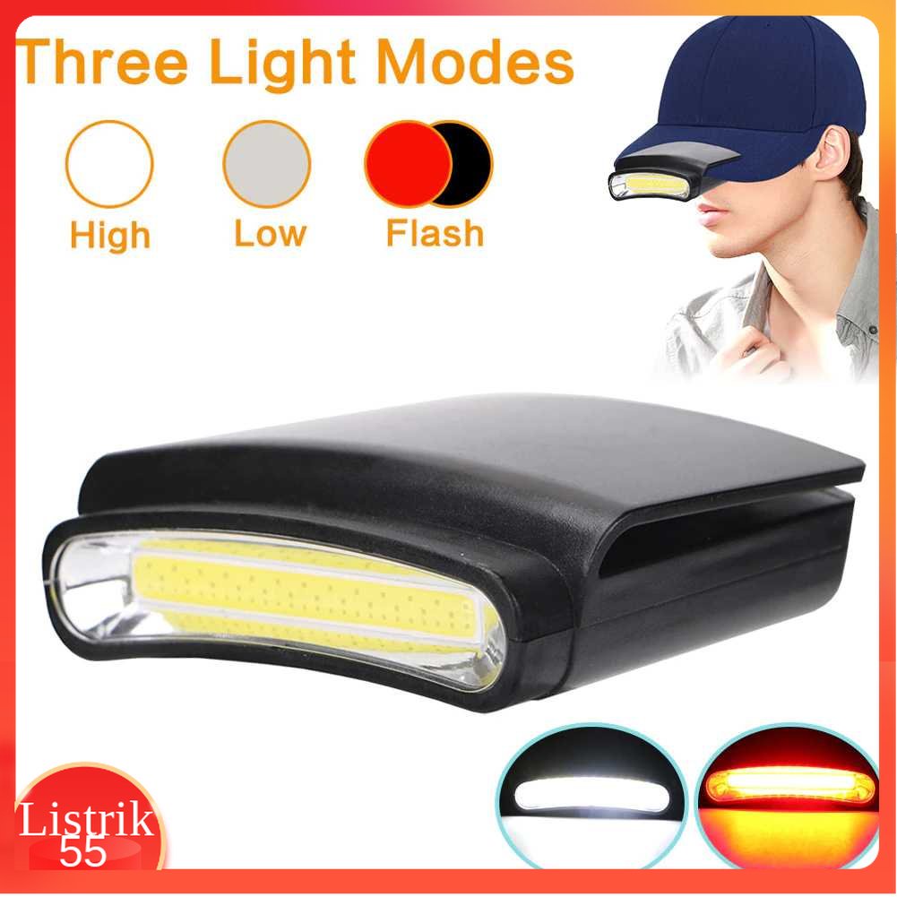 TaffLED Senter Clip-on Topi Headlamp Cap LED COB - M1800