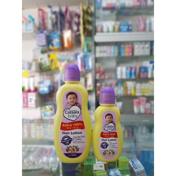 Cussons Baby Hair Lotion Candlenut &amp; Celery / Lotion Rambut Bayi / Minyak Rambut