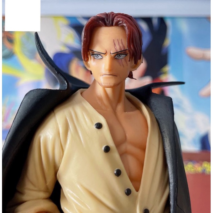 Red Shanks Red Haired One Piece Anime Action Figure Tinggi 22CM