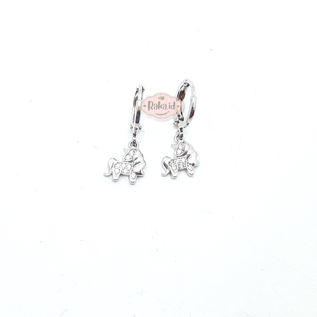 Anting Wanita Anti Karat Anting Korea Anting Clip Motif Unicorn 1205