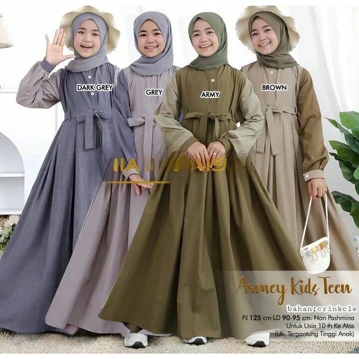 amey kids dress baju anak perempuan tanggung gamis anak terbaru