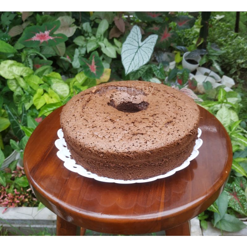 

chiffon cake coklat