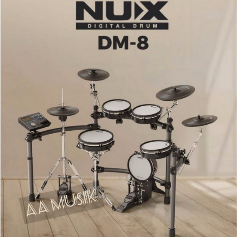 Jual DRUM ELEKTRIK NUX DM8 FULL SET ORIGINAL DM 8 Shopee Indonesia