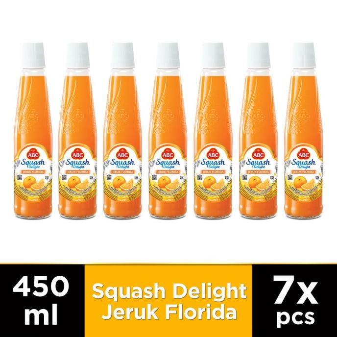 

ABC Sirup Squash Delight Jeruk Florida 450 ml - Multi Pack 7 pcs