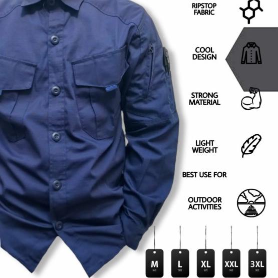 KEMEJA TACTICAL KITANICA - krem, S