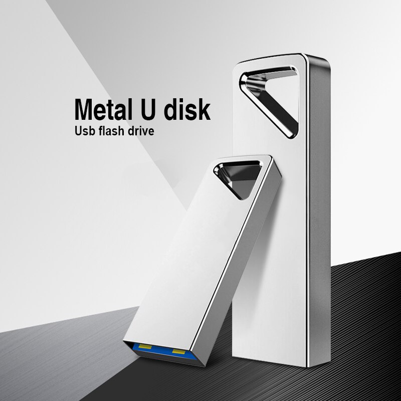 Flash Disk USB 2.0 Kapasitas 1TB Kapasitas 2TB Bahan Metal Anti Air