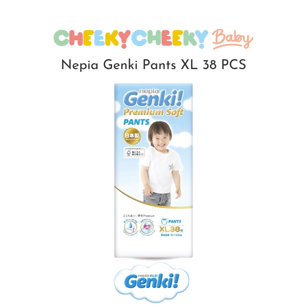 Nepia Genki Pants / Popok Bayi / Popok Celana Bayi
