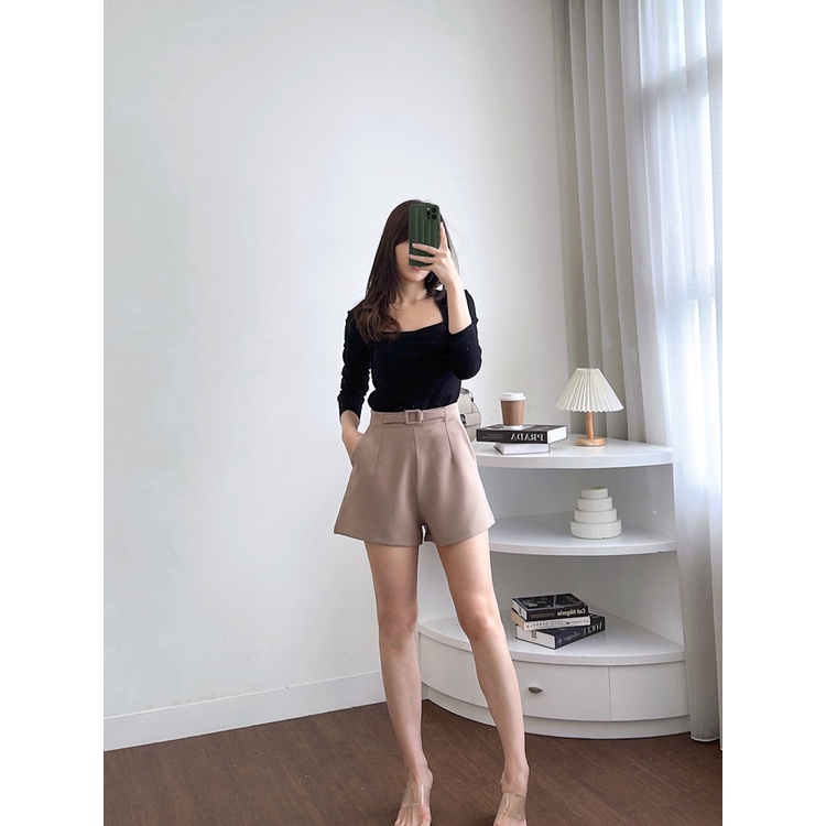 Kadaka B-0178 Short Pants Highwaist Celana Pendek Wanita