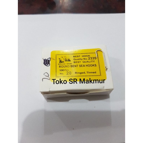 Mata Kail Mata Pancing Beruang no 20 Lubang