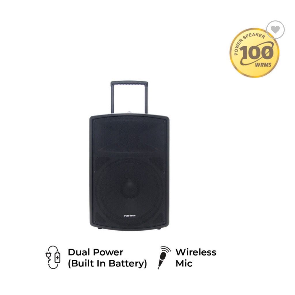 POLYTRON TROLLEY SPEAKER ACTIVE PAS PRO 12F2