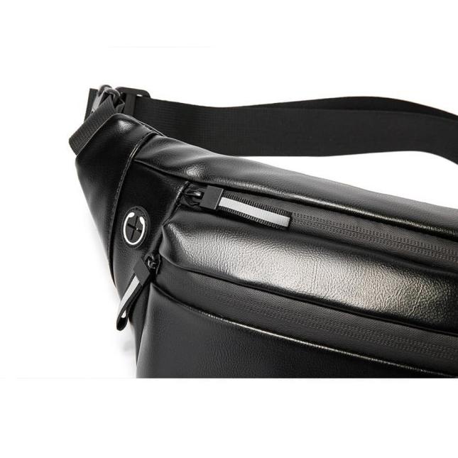 Tas Selempang Kulit Pria Tas Pria Tas Kulit Pria Tas Pria DISTRO KULIT - Hitam