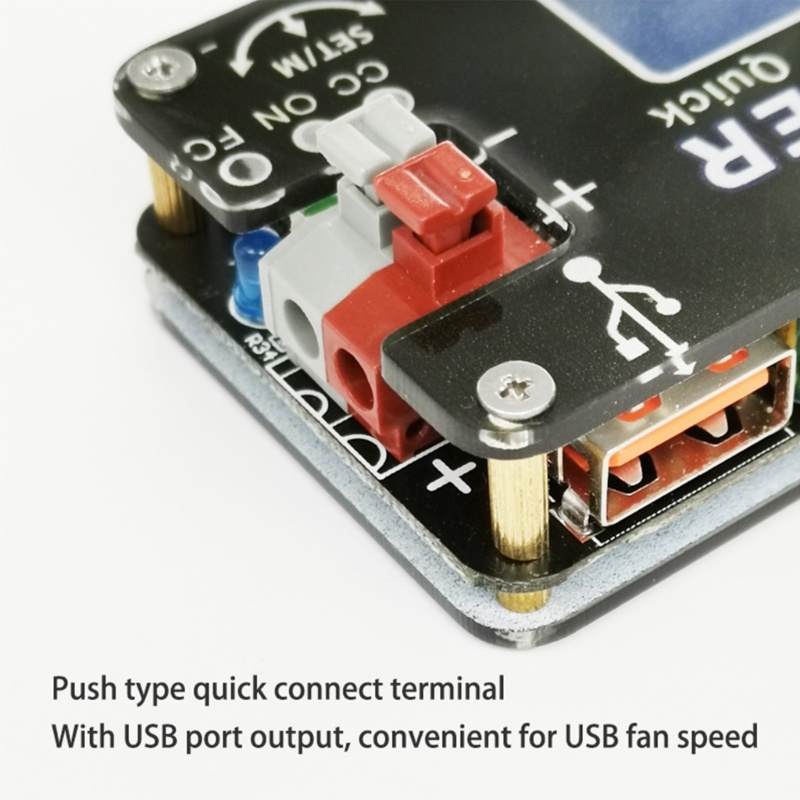 Btsg USB Adjustable Power Supply Module Tegangan Konstan Arus Konstan QC2.0 3.0