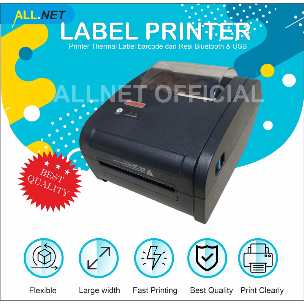 Jual Printer Barcode Thermal Label Iware 9210 Cetak label dan barcode resi / Label