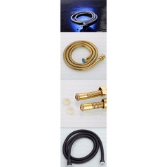 Selang shower stainless 150cm GOLD EMAS Slang Jet/Hand Shower