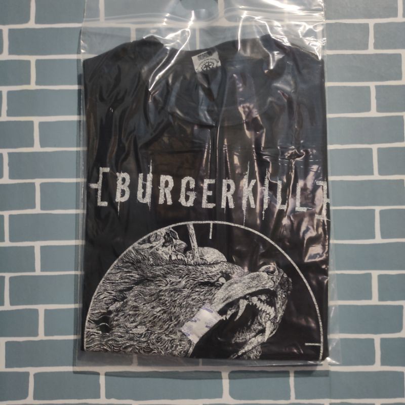 Ts Burgerkill adamantine & dua sisi size L like new