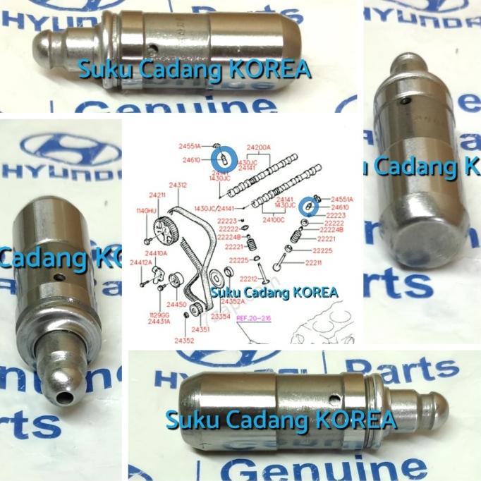 NEW COD - HLA Adjuster Botolan Klep In Minyak atau Ex Api Hyundai Trajet Elantra Terlariss