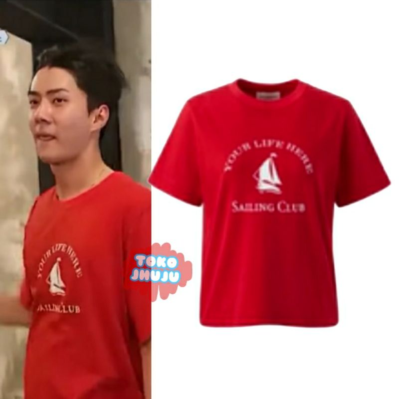 Kaos Sehun EXO Your Life Here Perahu