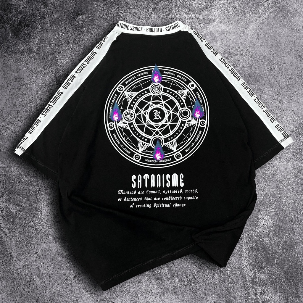 [Oversize] BAJU KAOS OVERSIZE / OVERSIZE T-SHIRT &quot;satanisme&quot;