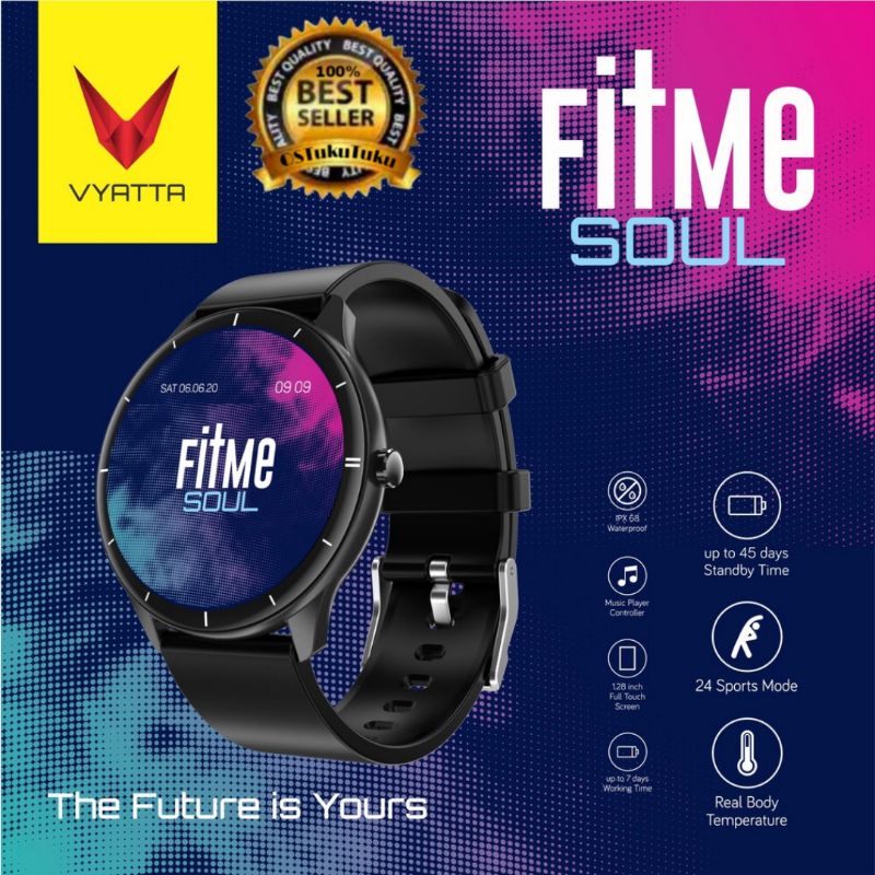 New Smartwatch Vyatta Fitme Soul Gen 2 GPS Smartwach Zinc Alloy Custom Watch