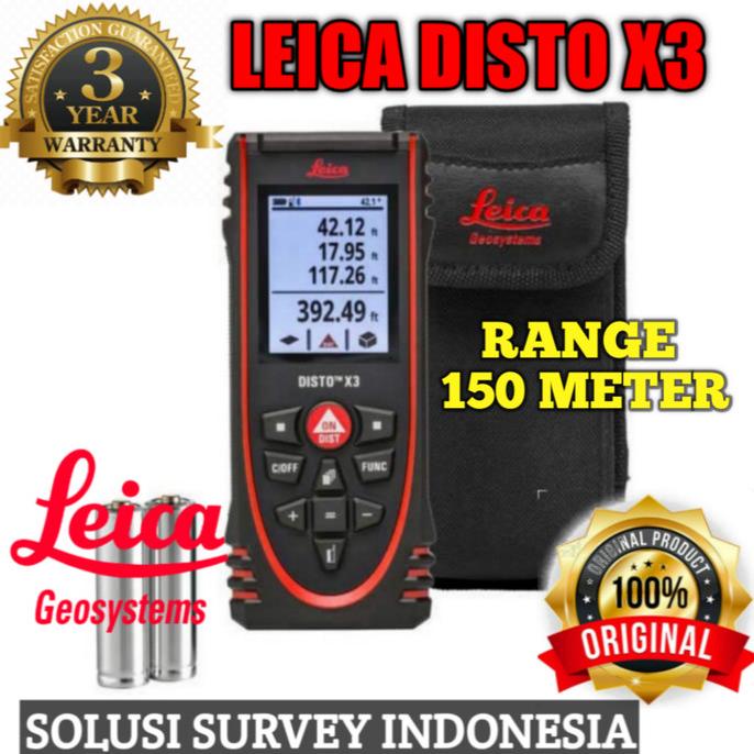 Meteran Digital Laser 150M/Meteran Laser Leica/Leica Disto X3 barang promo
