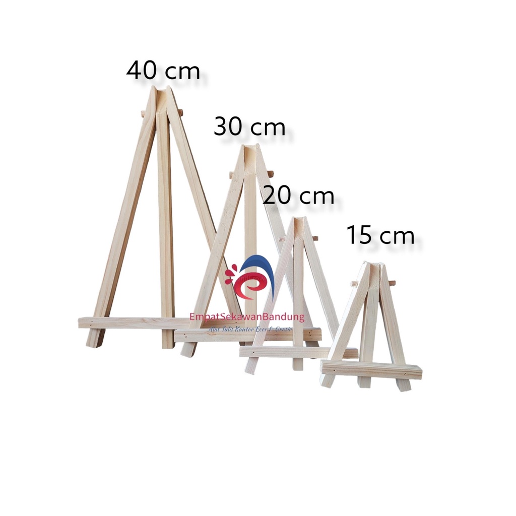 

Easel Kayu Stand Lukis Sandaran Display Kanvas - SHESB