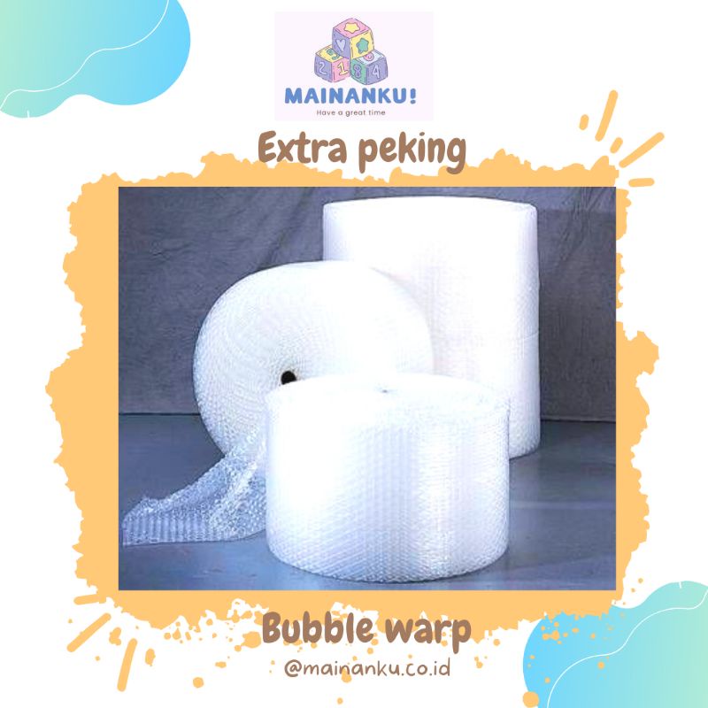 

Extra Bubbel tambahan extra packing