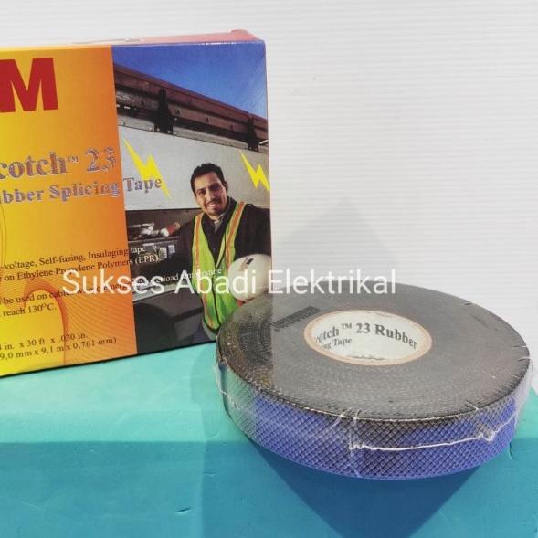 ISOLASI RUBBER KARET 3M SCOTCH 3/4"
