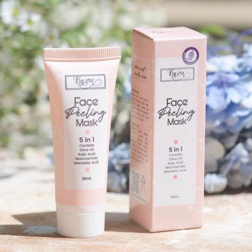 BPOM BYZOE Face Peeling Mask Masker Wajah Mengangkat Sel Kulit Mati