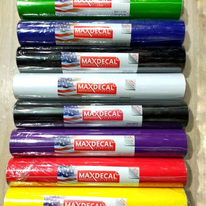 STIKER SKOTLET MOTOR 1 ROLL STIKER MOBIL MAXDECAL L 45CM X P 15 METER TERLARIS TERPERCAYA ORIGINAL