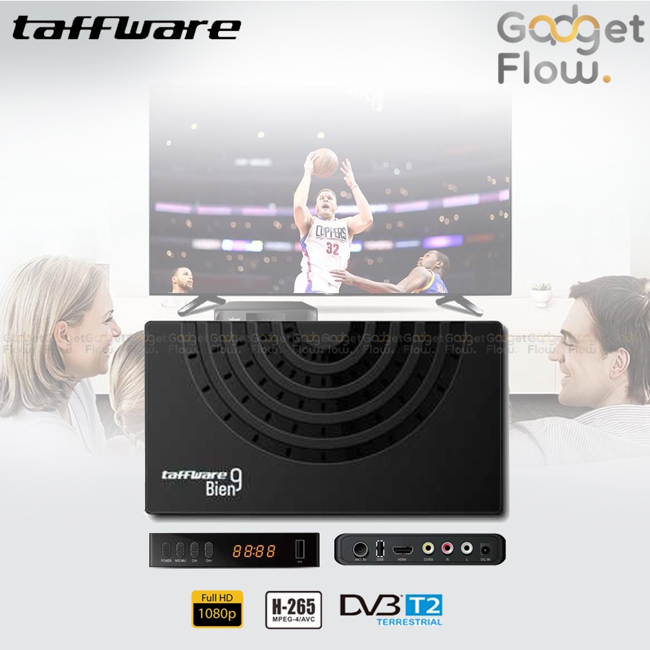 Set Top Box Taffware Bien9 Digital Satellite TV Tuner Box 1080P DVB-T2