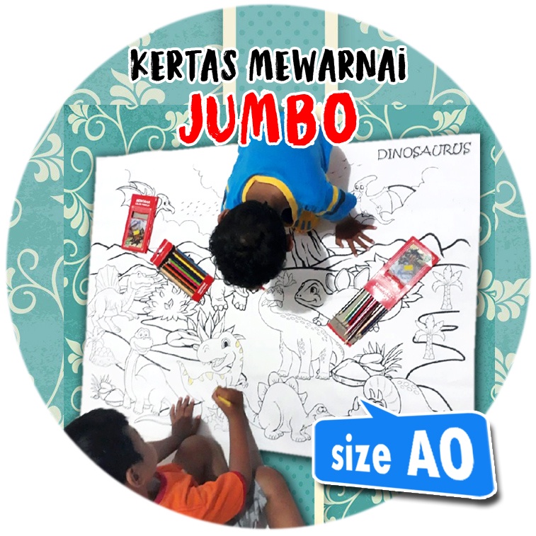

MAINAN EDUKASI MEWARNAI BUAH & SAYUR POSTER JUMBO SUPER BESAR - Melatih motorik halus & Eksplorasi warna